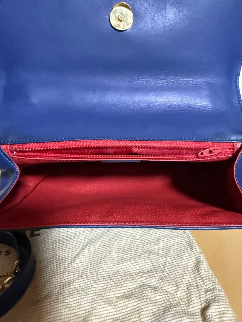 セリーヌ サークルロゴ ハンドバッグ ショルダーバッグ レザー CELINE