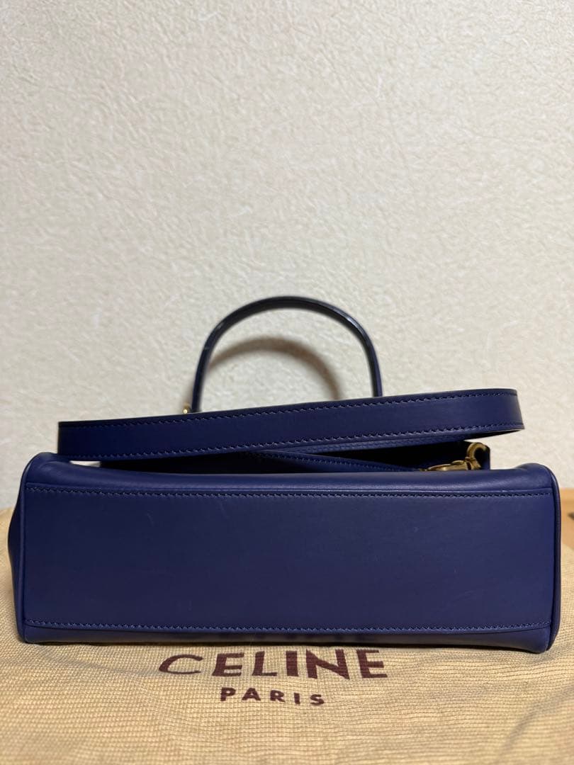 セリーヌ サークルロゴ ハンドバッグ ショルダーバッグ レザー CELINE
