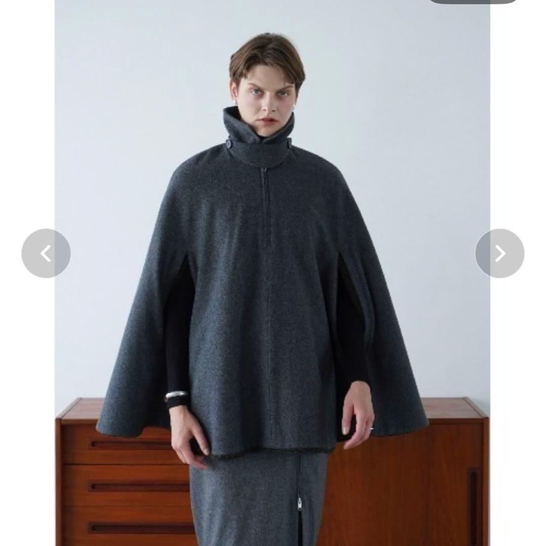 ジャケット・アウター CLANE REVERSIBLE BOA MILITARY CAPE COAT