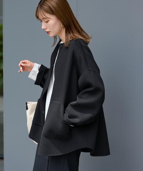 ハミルトンリバークルーネックコート FRAMeWORKフレームワーク2023AW