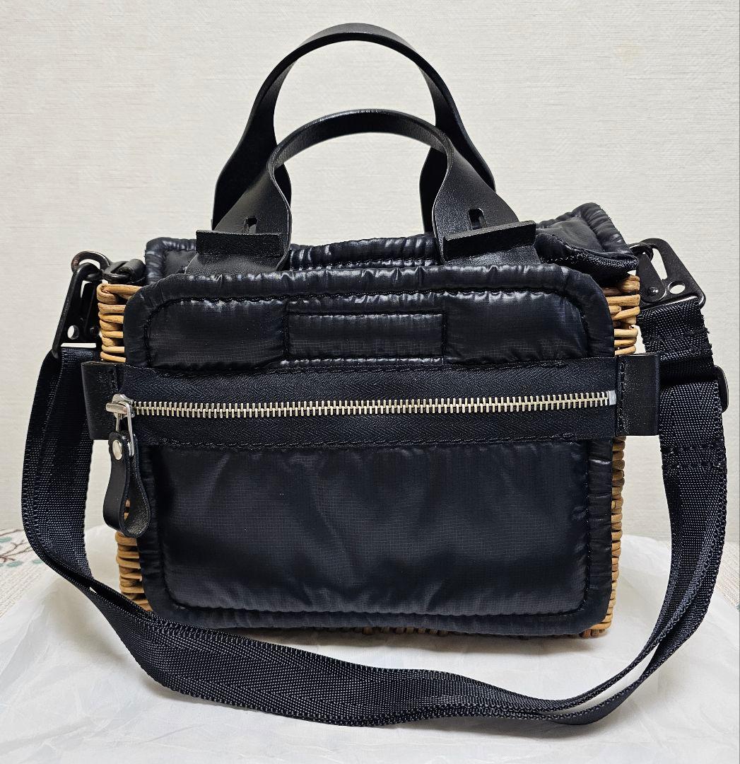 エバゴス　角よこバスケット　ショルダーバッグ