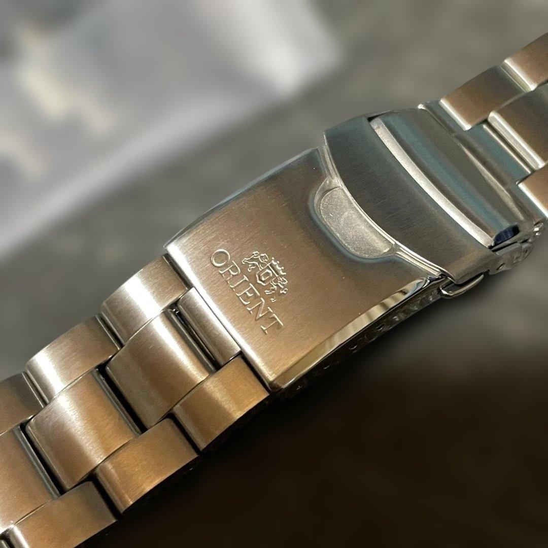 ★オリエントマコ40純正ステンレスベルト　美品!!!