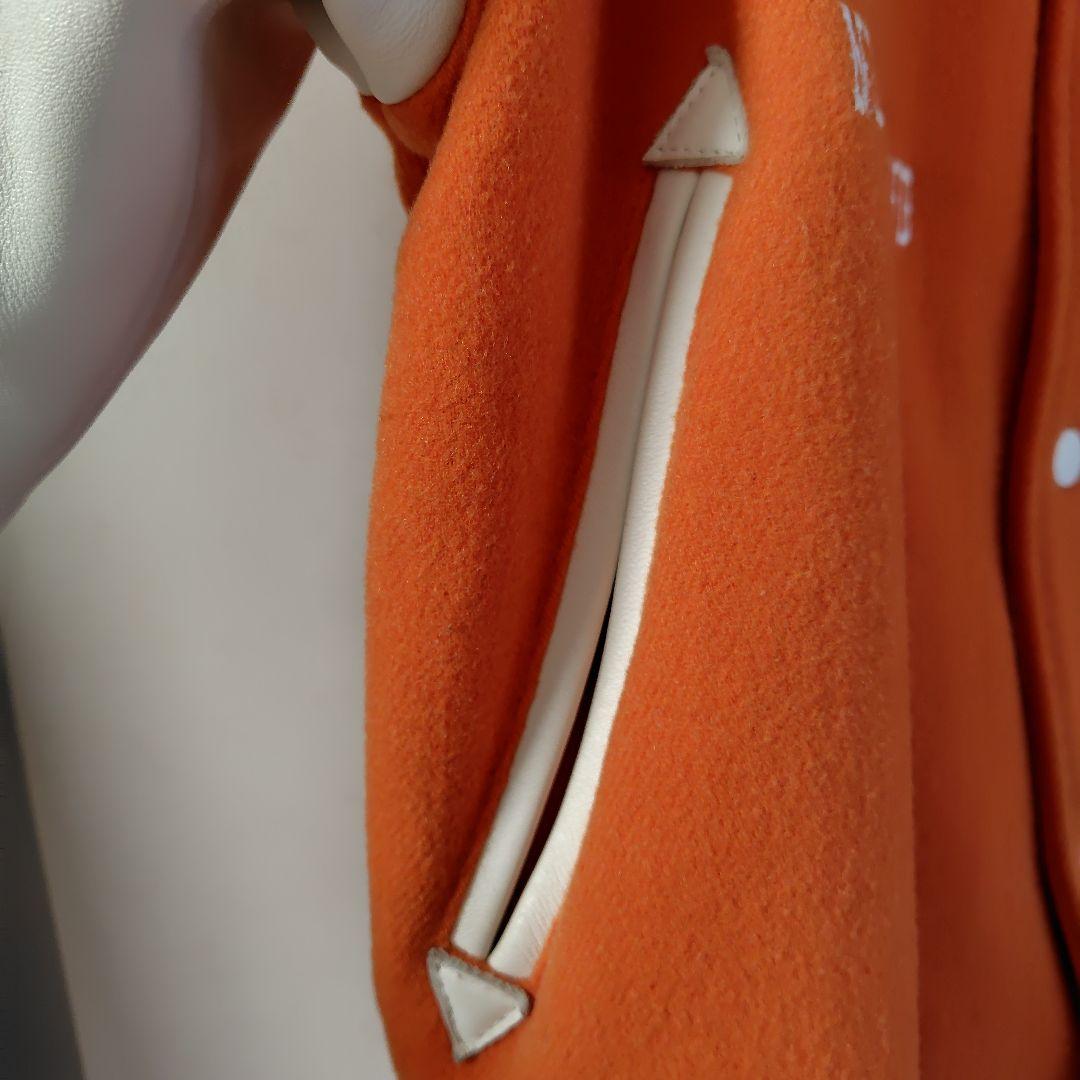 カンタベリー　 袖牛革 ワッペン スタジャン 　サイズ Ｍ