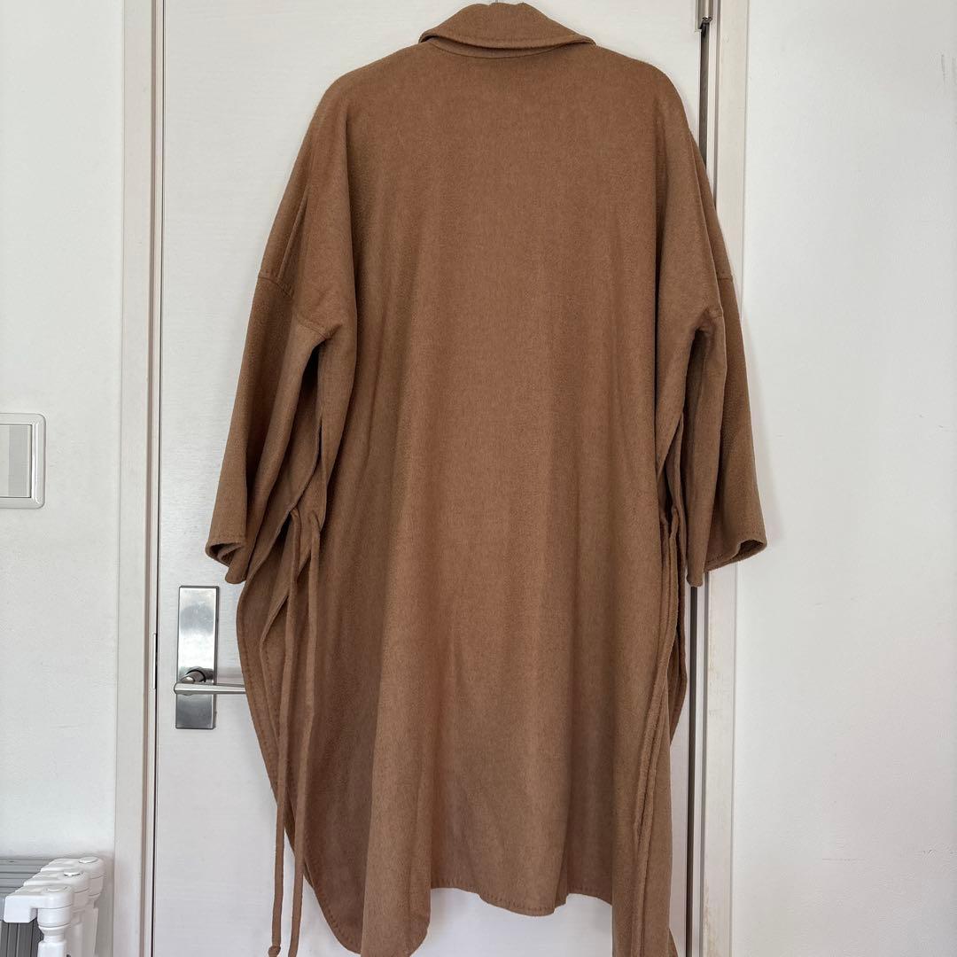 マックスマーラ　キャメル　ポンチョ　ケープコート
