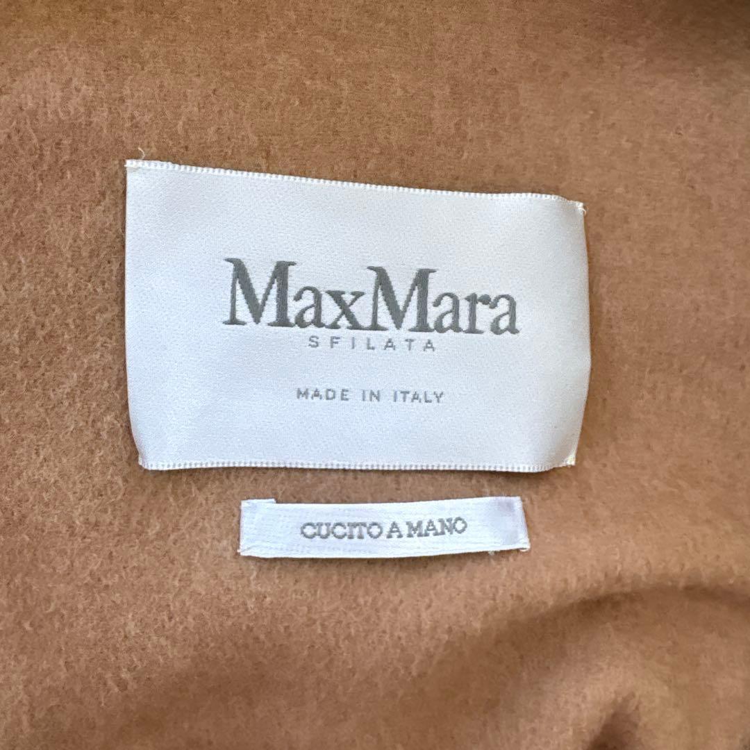 マックスマーラ　キャメル　ポンチョ　ケープコート