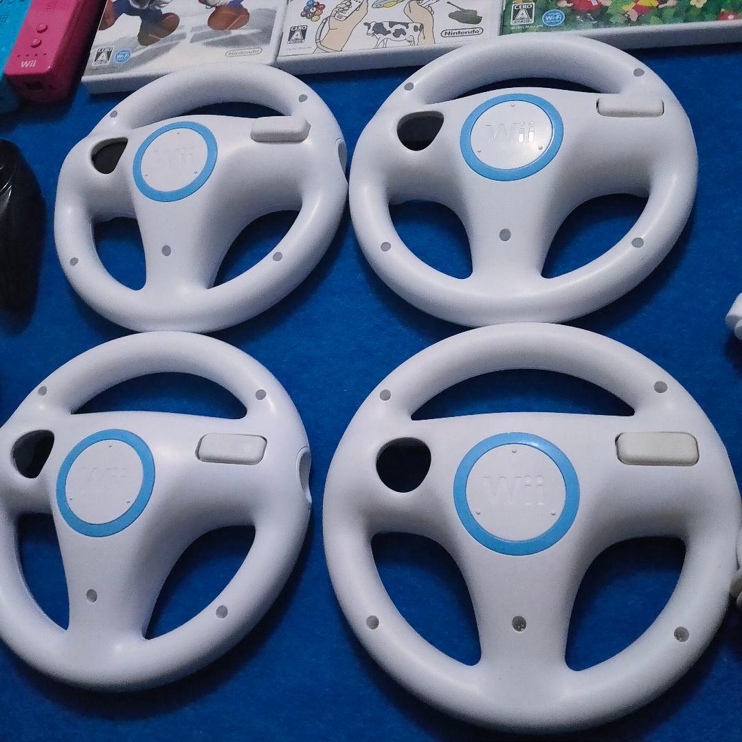 贅沢に♪Wii ハンドル 本体 マリオカート 太鼓の達人 カラフルリモコン