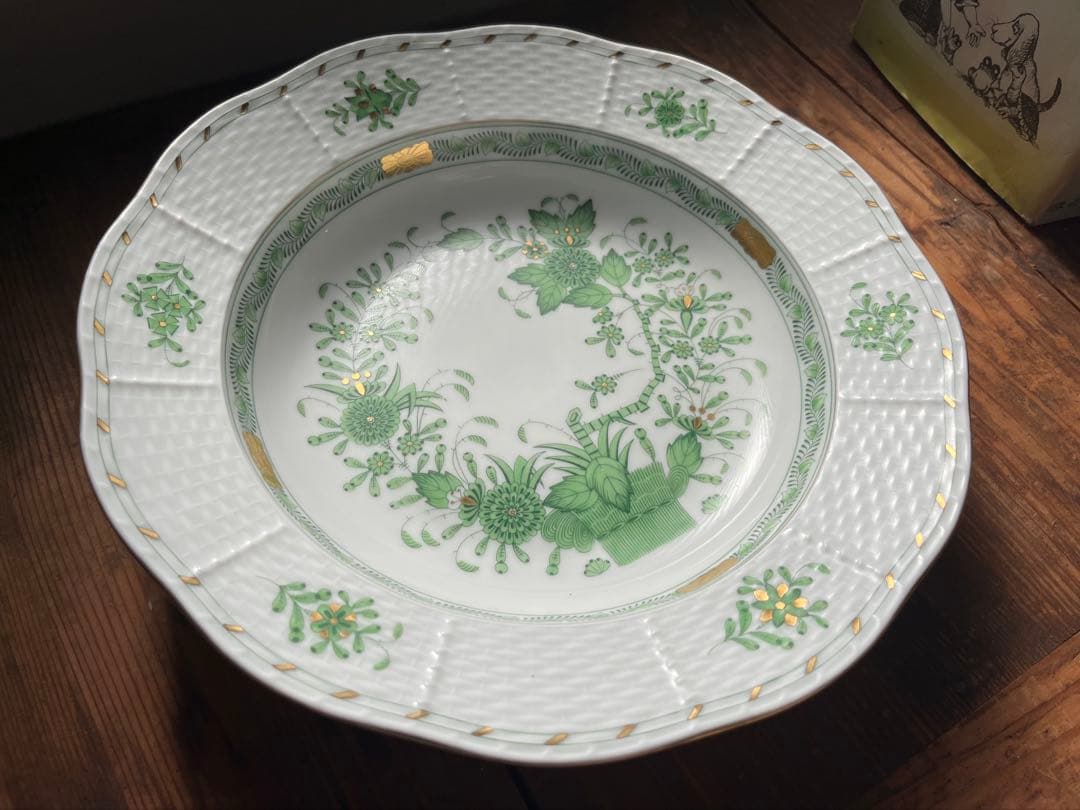 ヘレンド　HEREND インドの華 プレート22.8cm 中皿　2枚