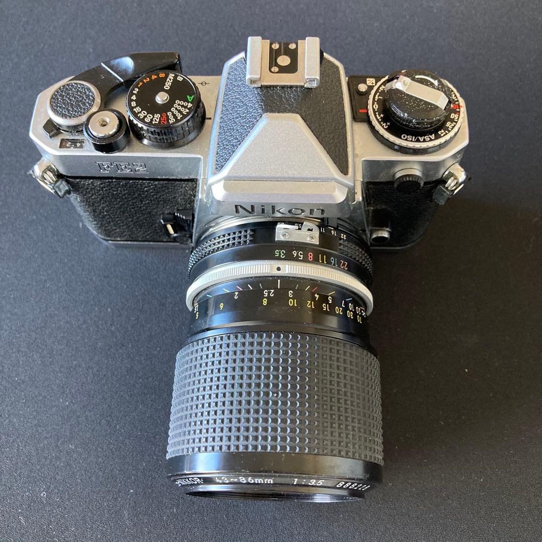 NIKON FE2 43-86mm ズームレンズ フィルムカメラ ニコン