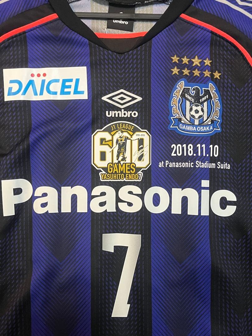 ガンバ大阪 600試合記念シャツ