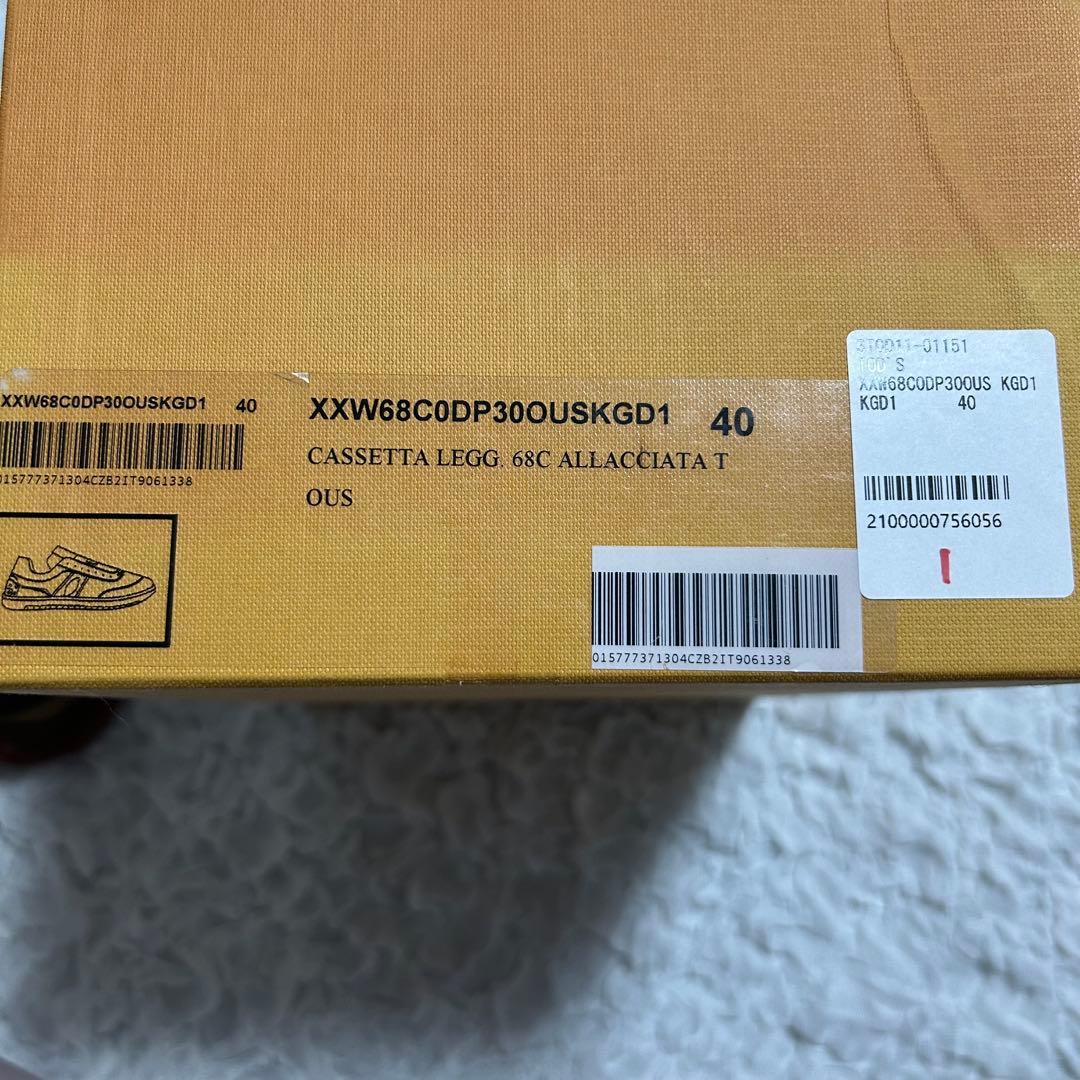 新品✨20AW 定価10.4万円 トッズ ロゴ入り スエード×レザー スニーカー