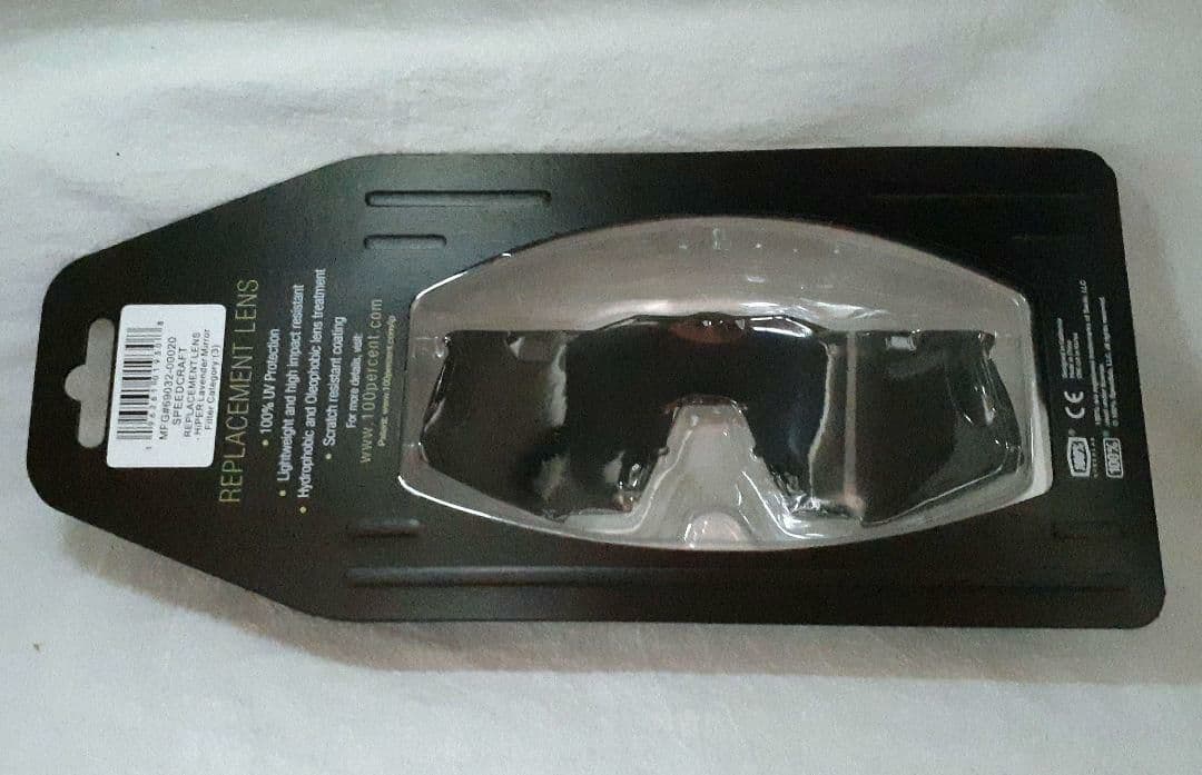 100% Speedcraft 交換レンズ HiPER ラベンダーミラー レンズ