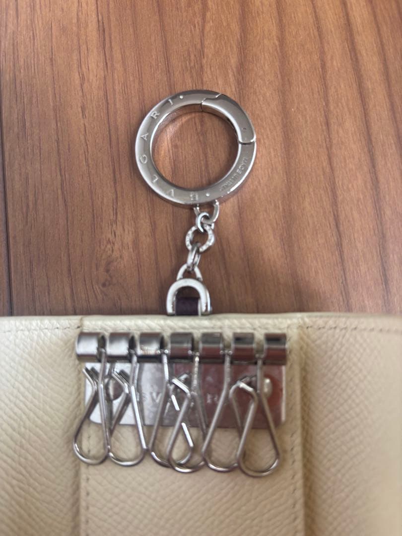 BVLGARI ワインレッド キーケース