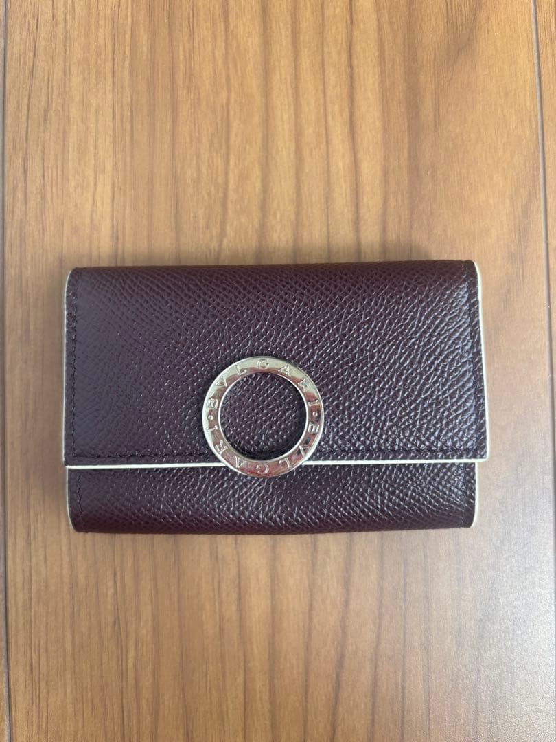 BVLGARI ワインレッド キーケース