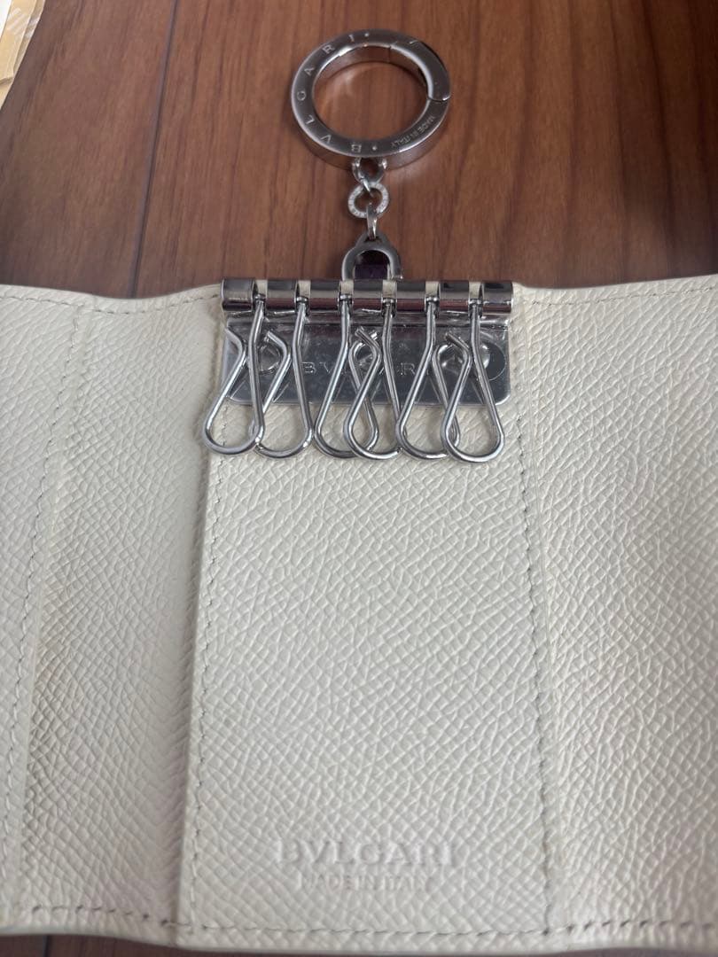 BVLGARI ワインレッド キーケース