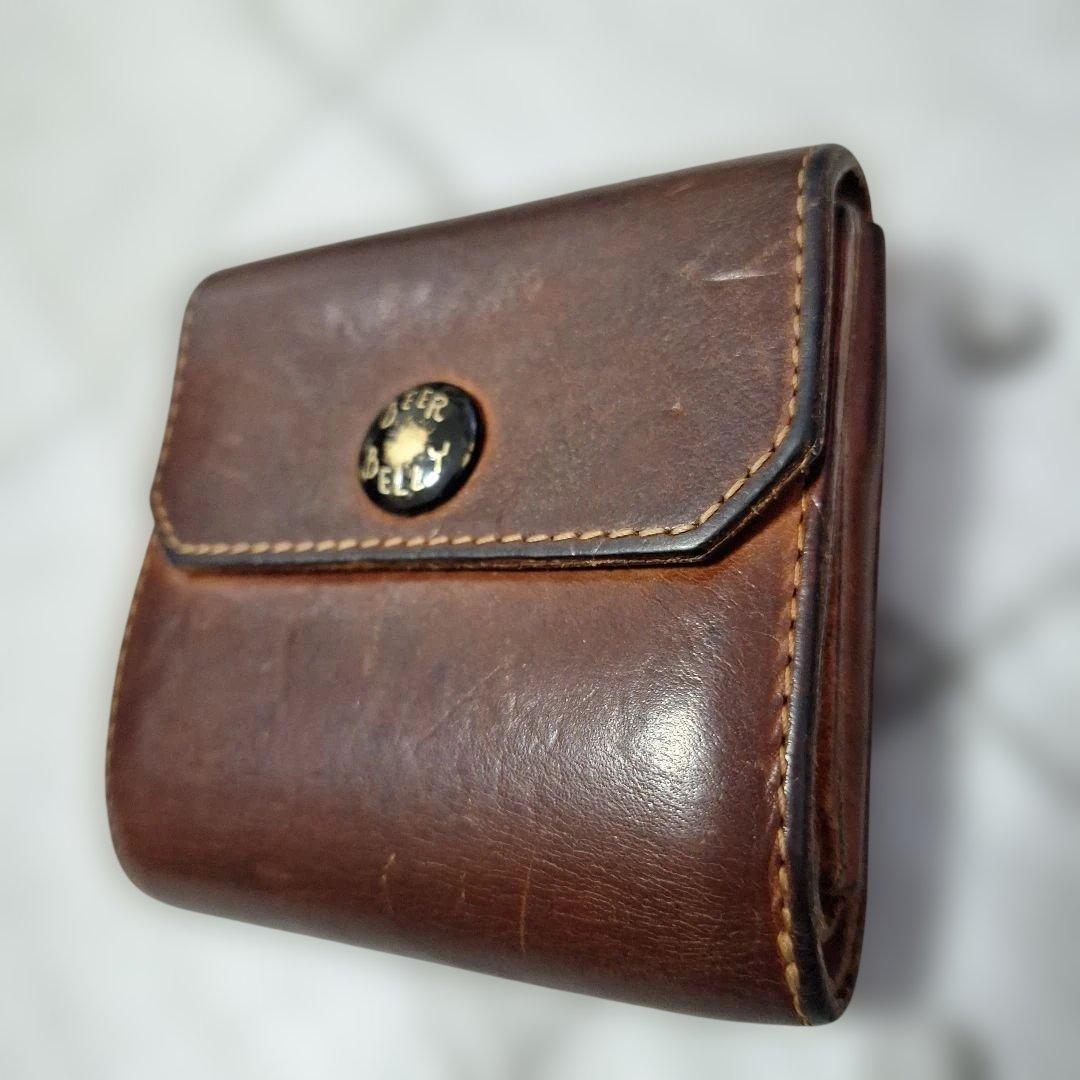 ◎BEER BELLY◎エイジング◎収納力抜群◎本革ミニウォレット