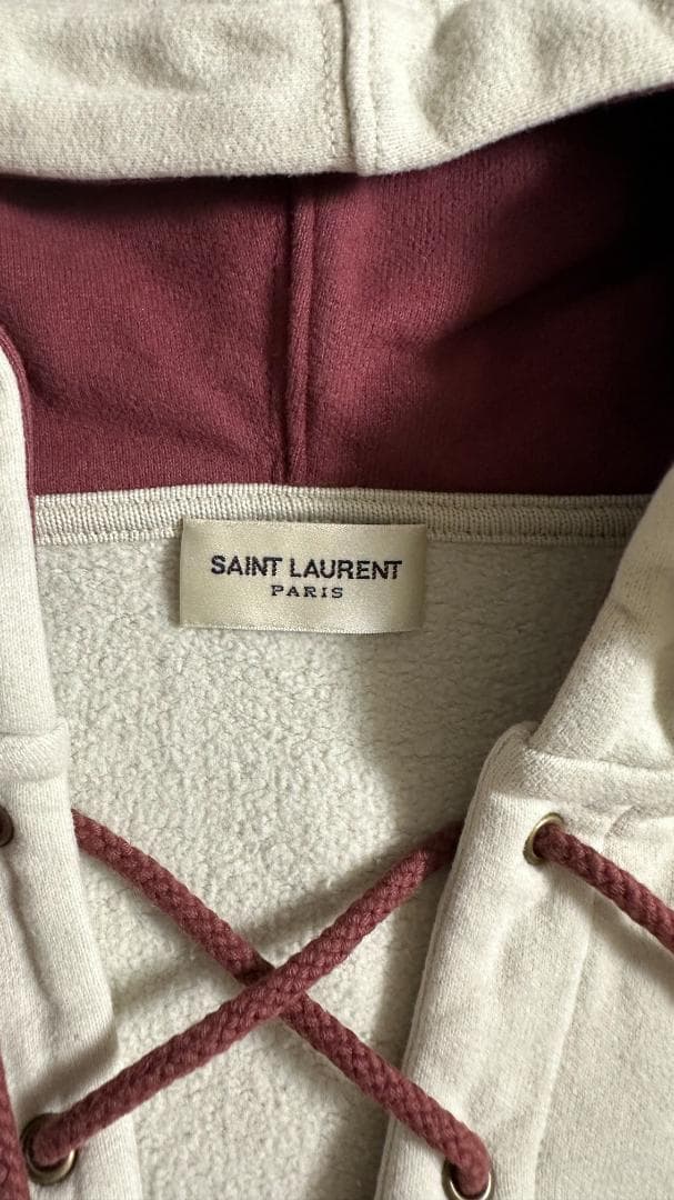 SAINT LAURENT レースアップパーカー
