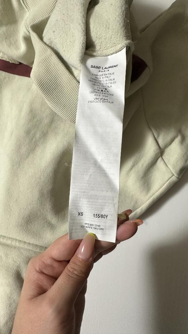 SAINT LAURENT レースアップパーカー