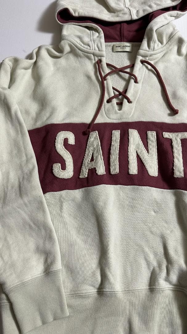 SAINT LAURENT レースアップパーカー