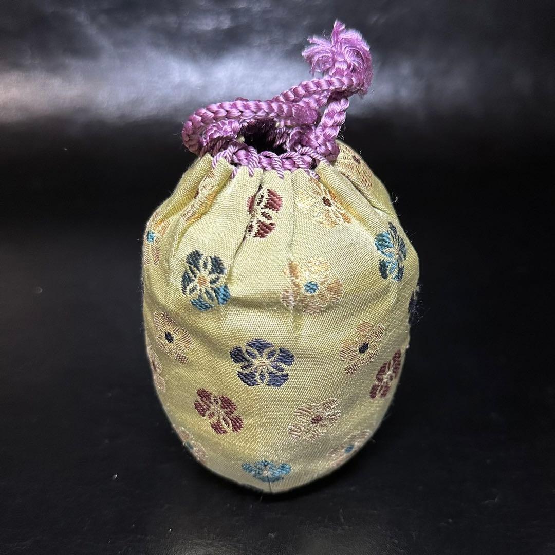 ★茶道具！古瀬戸 在中菴肩衝写 茶入！撫子金欄『笹田 仁史』作！共箱/仕覆付！★