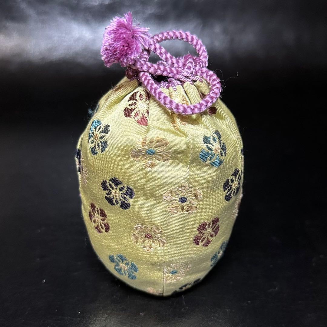 ★茶道具！古瀬戸 在中菴肩衝写 茶入！撫子金欄『笹田 仁史』作！共箱/仕覆付！★