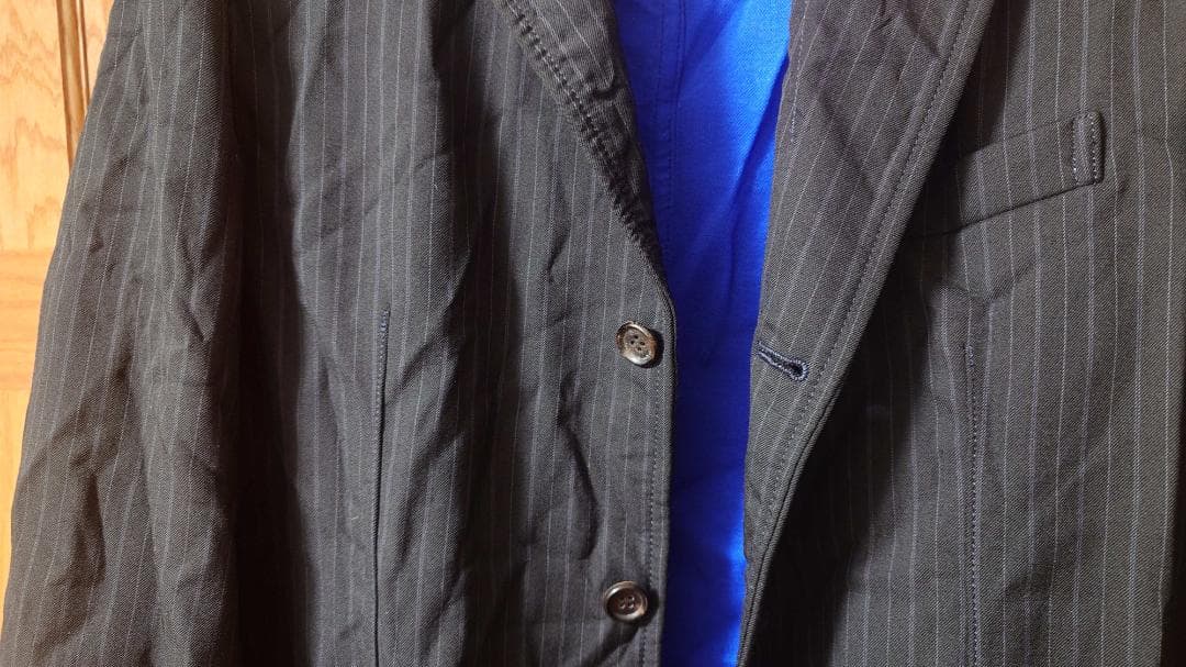 コムデギャルソンCOMME desGARCONS/縮絨/M/ポリエステル/黒/M