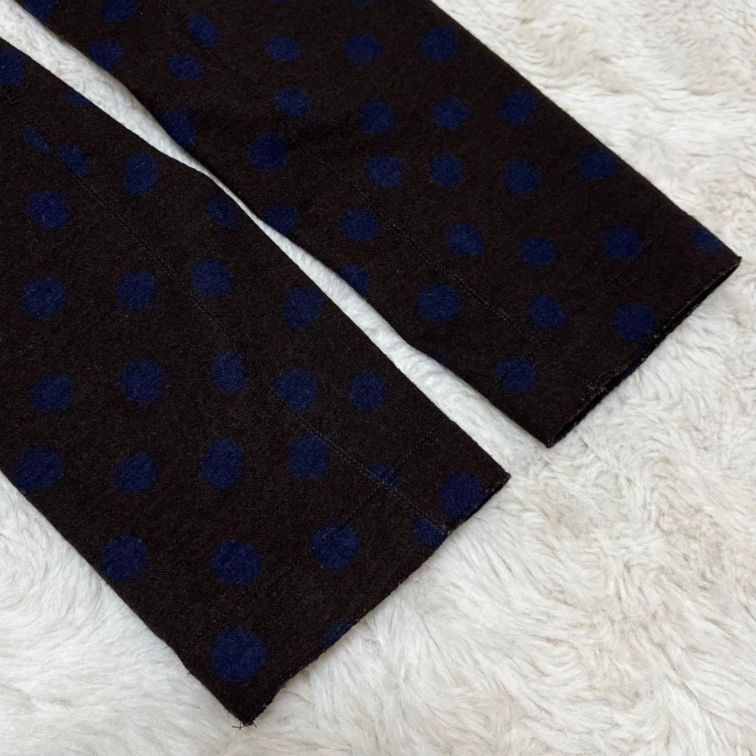 現行　近年モデル　45R テーラード ジャケット　ドット　ウール　茶色　紺　3