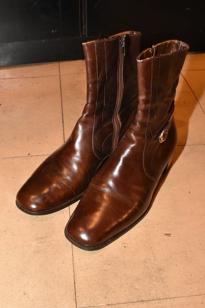 Old Gucci ジップアップブーツ