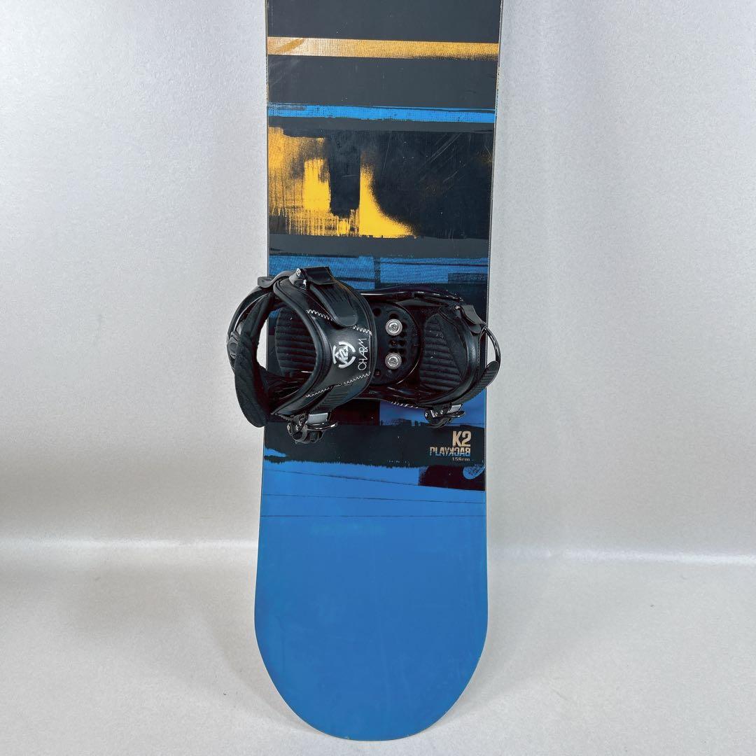 2点 K2 スノーボードセット PLAY BACK 158 × CHARM M