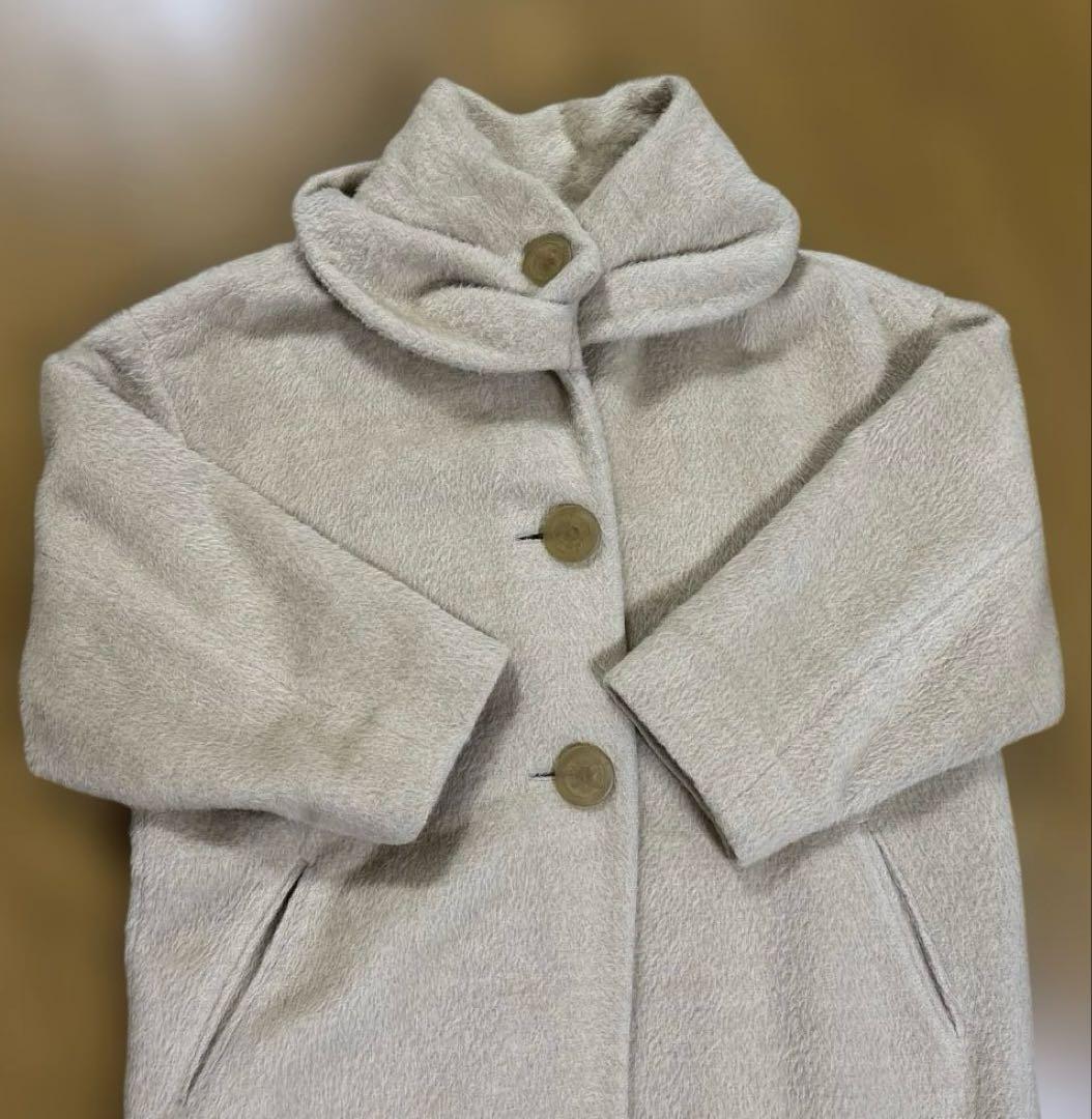 FENDI365 アルパカ混ベージュ コート