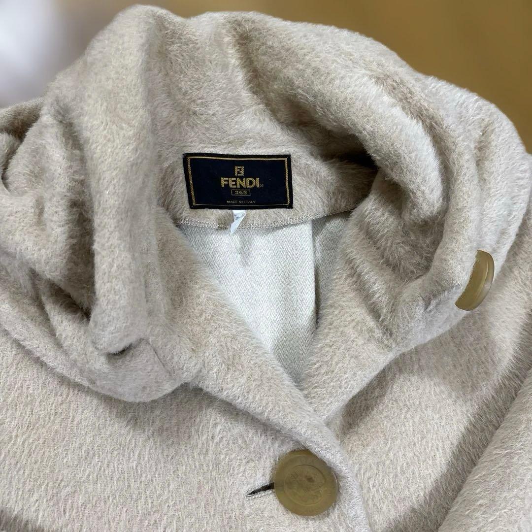 FENDI365 アルパカ混ベージュ コート