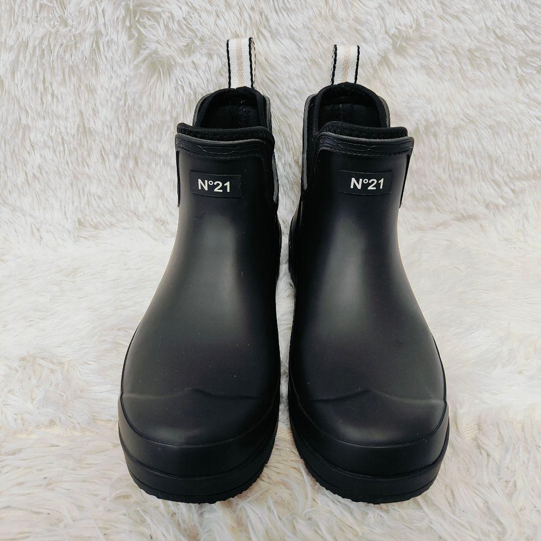 極美品コラボ　N°21✖️HUNTERプレイチェルシーネオプレンブーツ　26.5