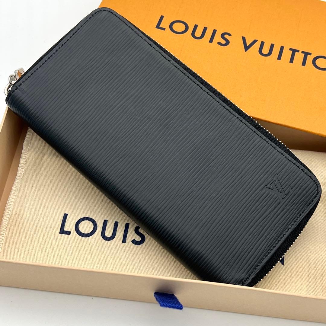 【最高級美品】ヴィトン ジッピー ヴェルティカル エピ 長財布 ブラック 黒