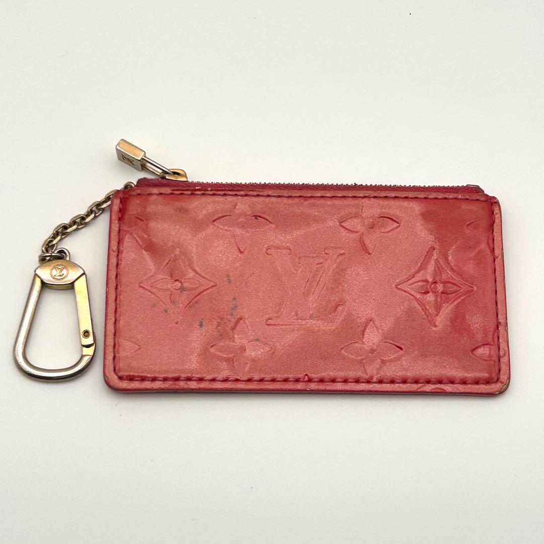 LOUIS VUITTON ルイヴィトン ケース ポシェットクレ ヴェルニ