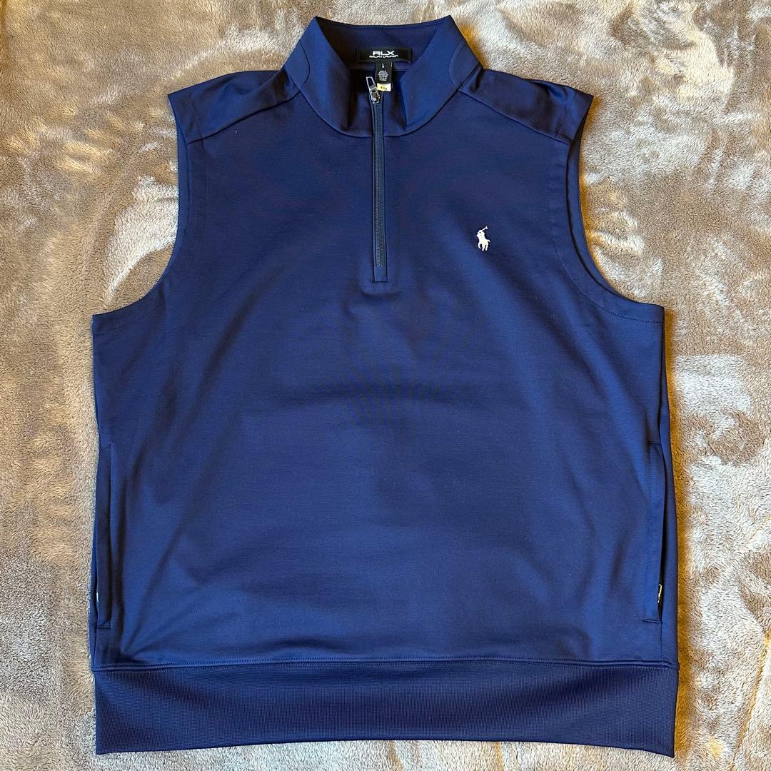 【新品未使用】RLX ラルフローレン ハーフジッププルオーバーベスト