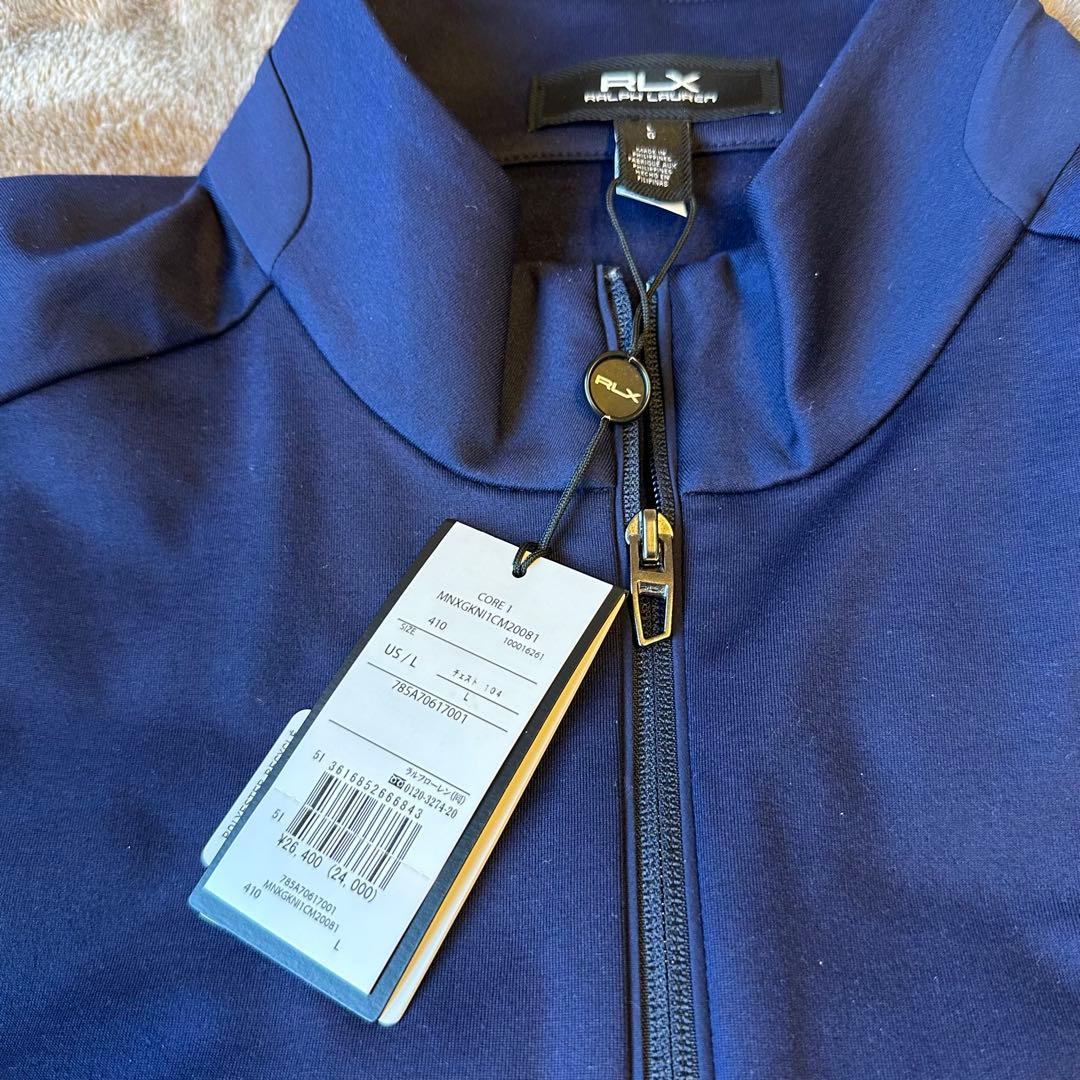 【新品未使用】RLX ラルフローレン ハーフジッププルオーバーベスト