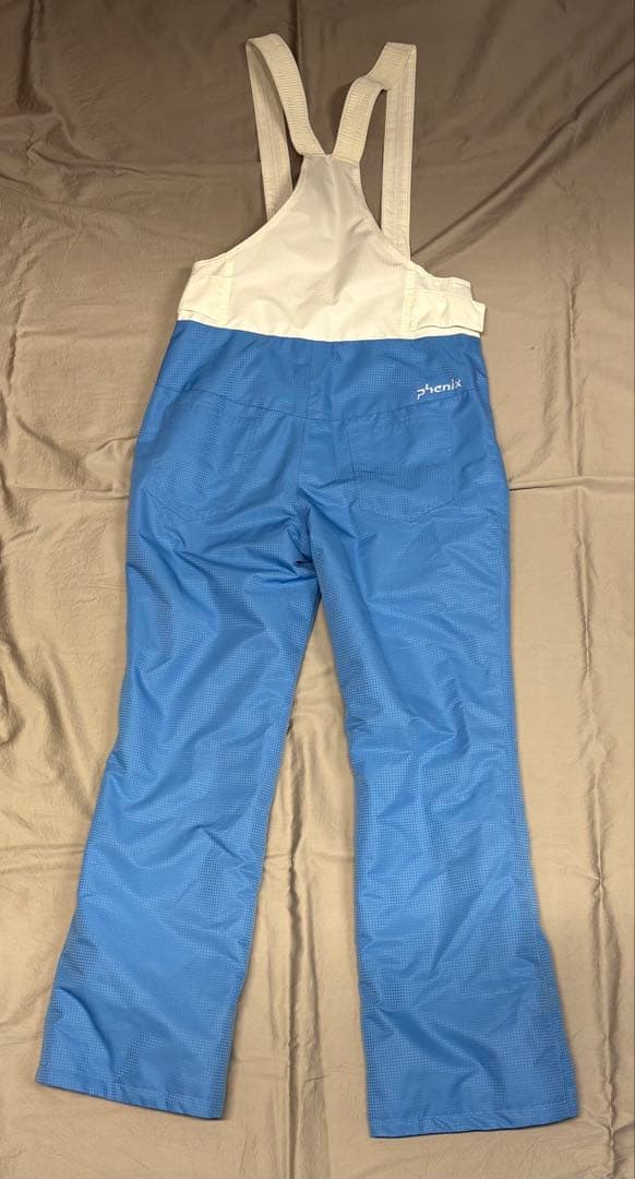 ホワイトジャケット,ブルー スキーウェアセット フェニックス 160