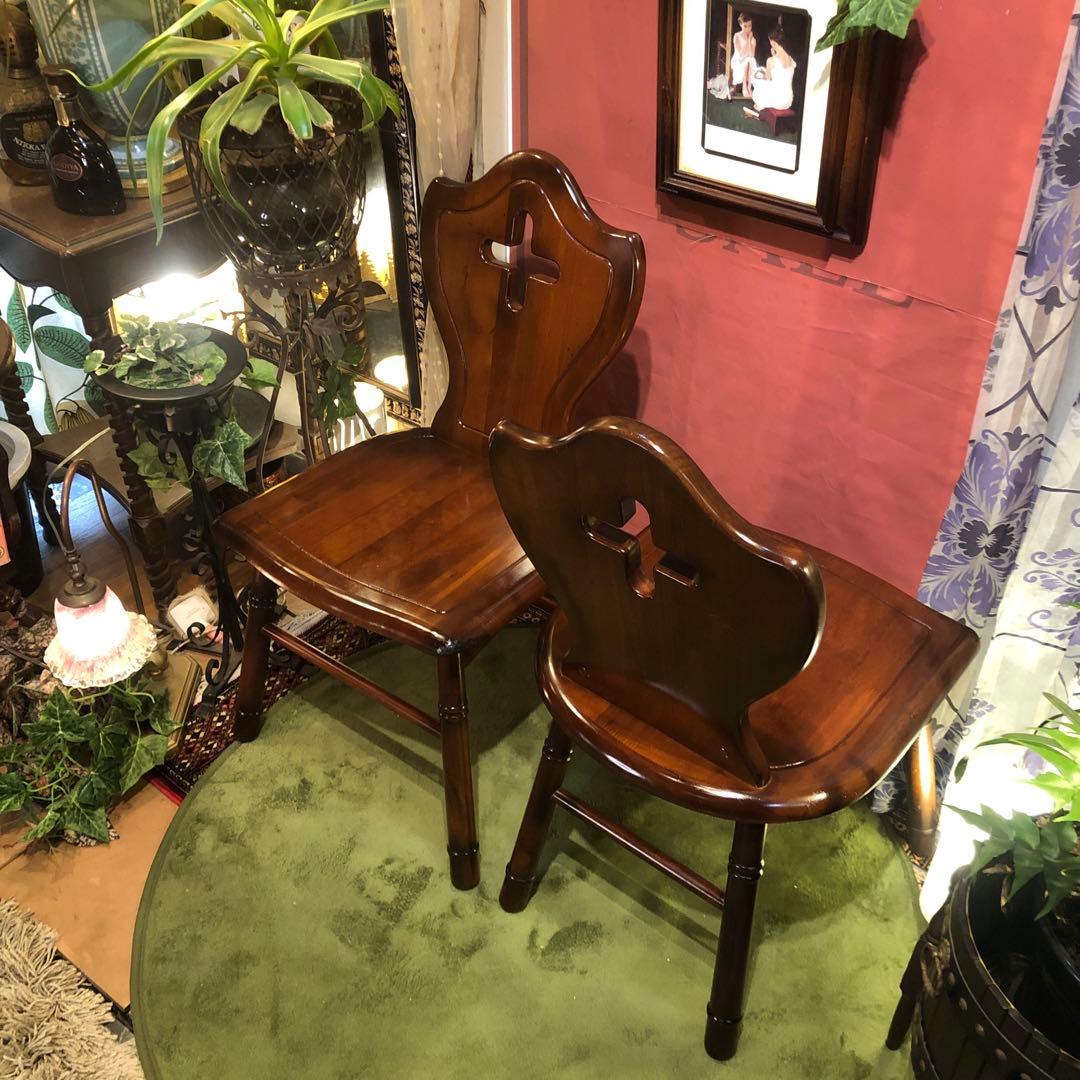 Sale ２脚セット　80’s 森のサーカス　ヴィンテージ チェア