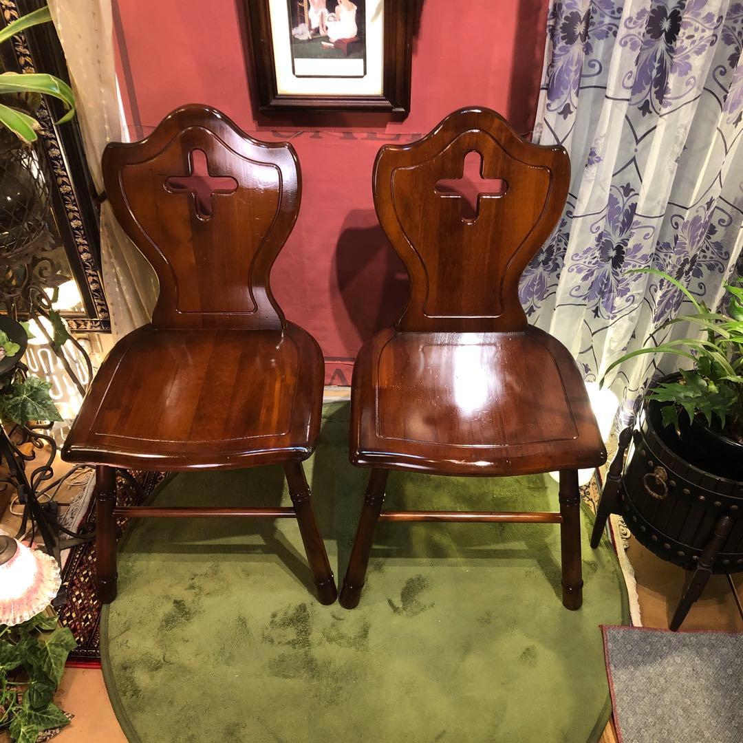 Sale ２脚セット　80’s 森のサーカス　ヴィンテージ チェア