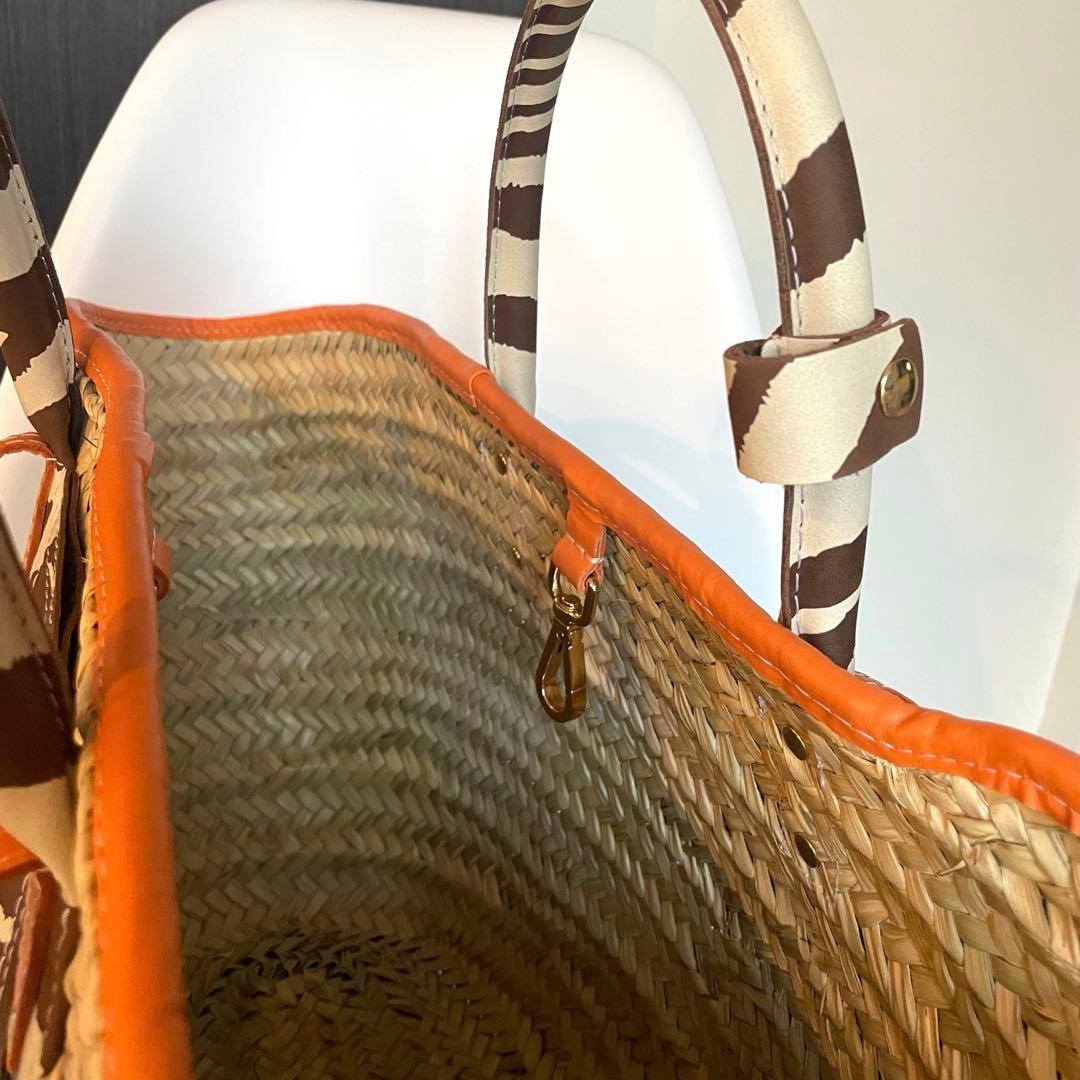 Jacquemus Le Panier Soli レア ゼブラ柄 かごバッグ