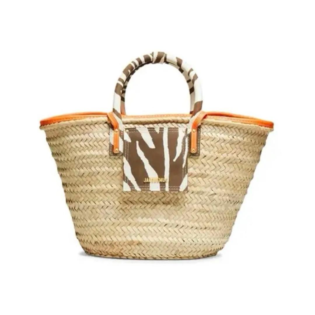 Jacquemus Le Panier Soli レア ゼブラ柄 かごバッグ
