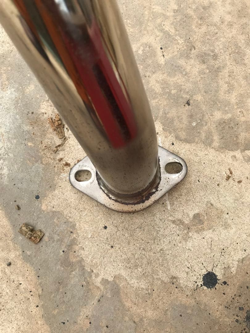 コペン l880kステンレス50パイストレートパイプBE ＦRＥＥ　中古