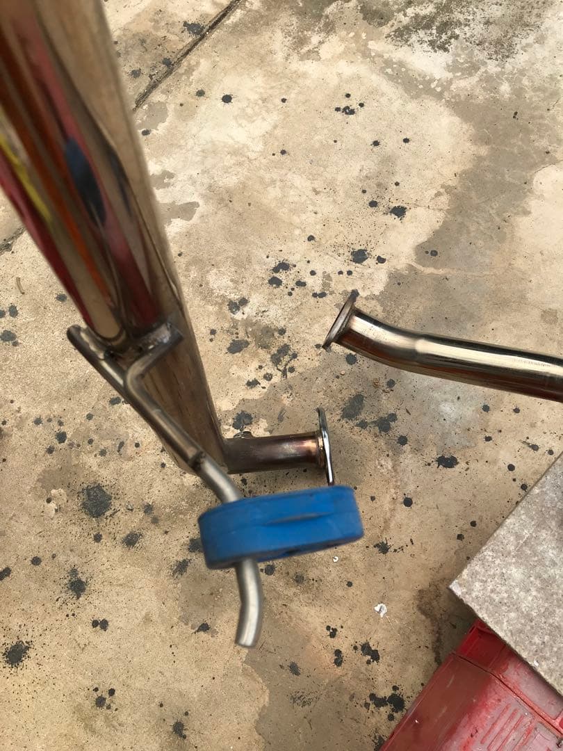 コペン l880kステンレス50パイストレートパイプBE ＦRＥＥ　中古