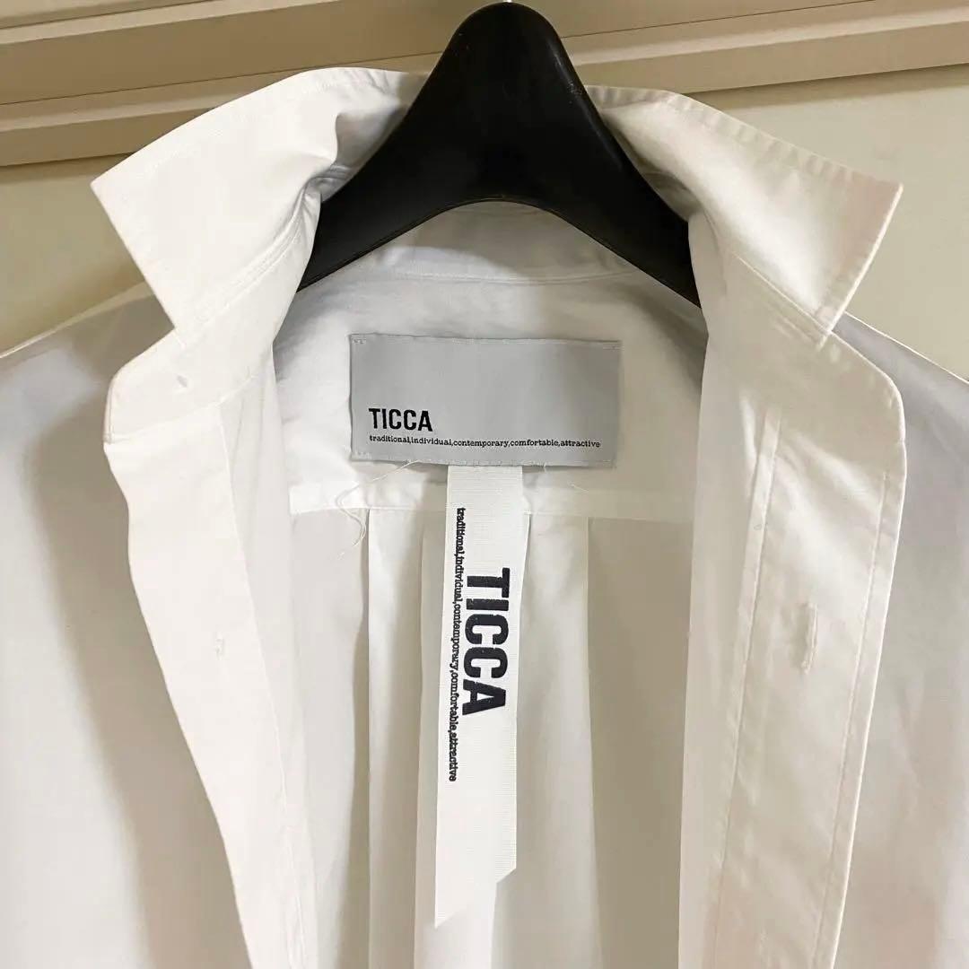 TICCA シャツ　スクエアビックシャツ　チュニック　ブラウス　ワンピース　美品