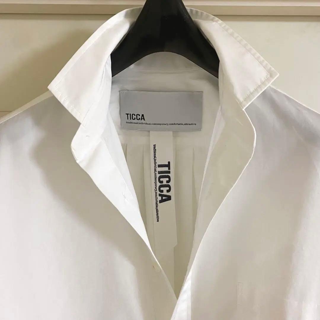 TICCA シャツ　スクエアビックシャツ　チュニック　ブラウス　ワンピース　美品