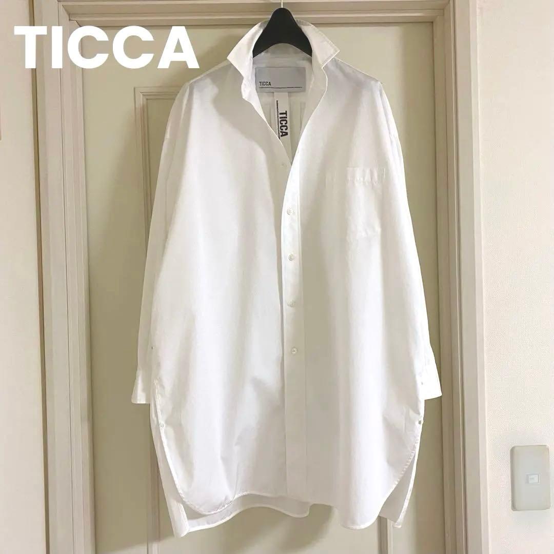 TICCA シャツ　スクエアビックシャツ　チュニック　ブラウス　ワンピース　美品
