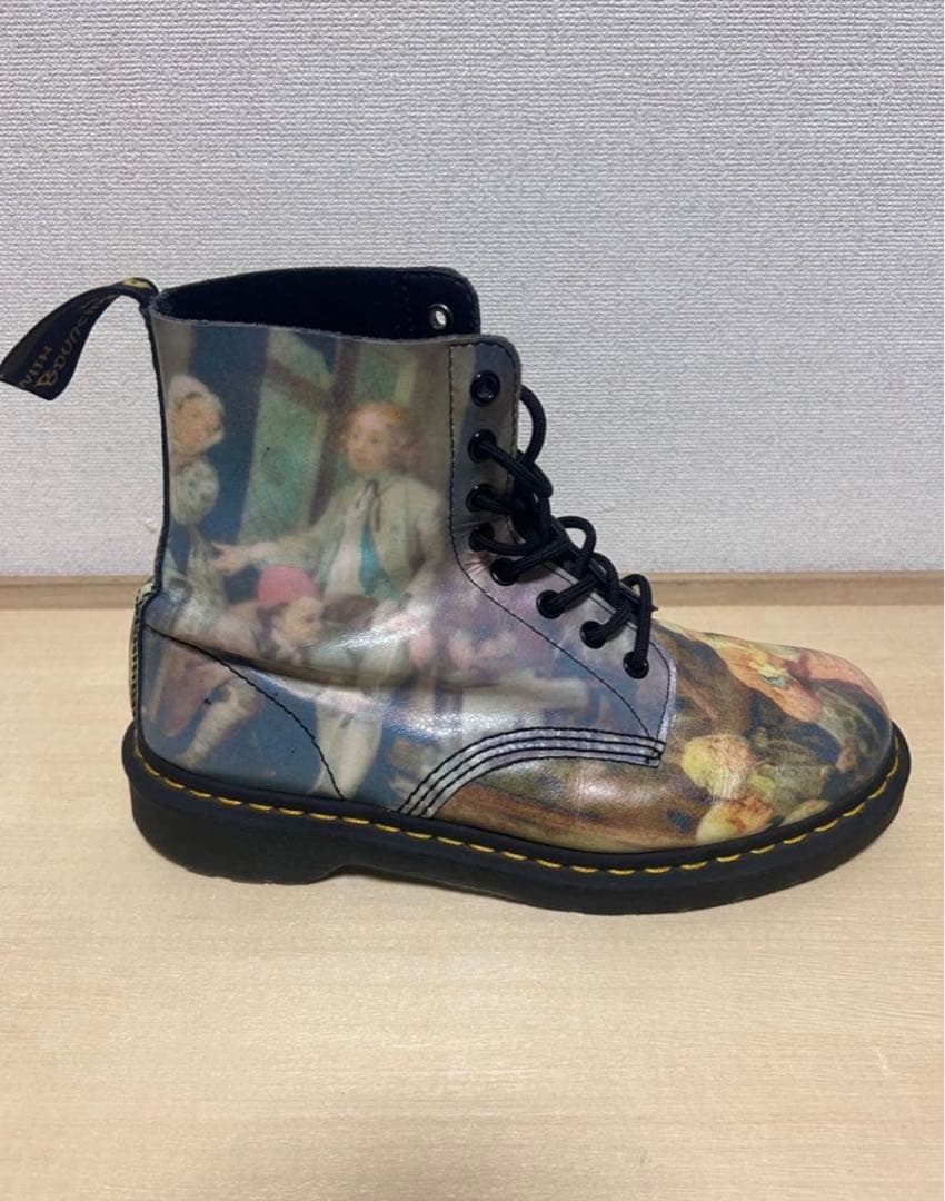 g*2様 ドクターマーチン　ウィリアムホガース　絵画ブーツ　UK8 26.5㎝