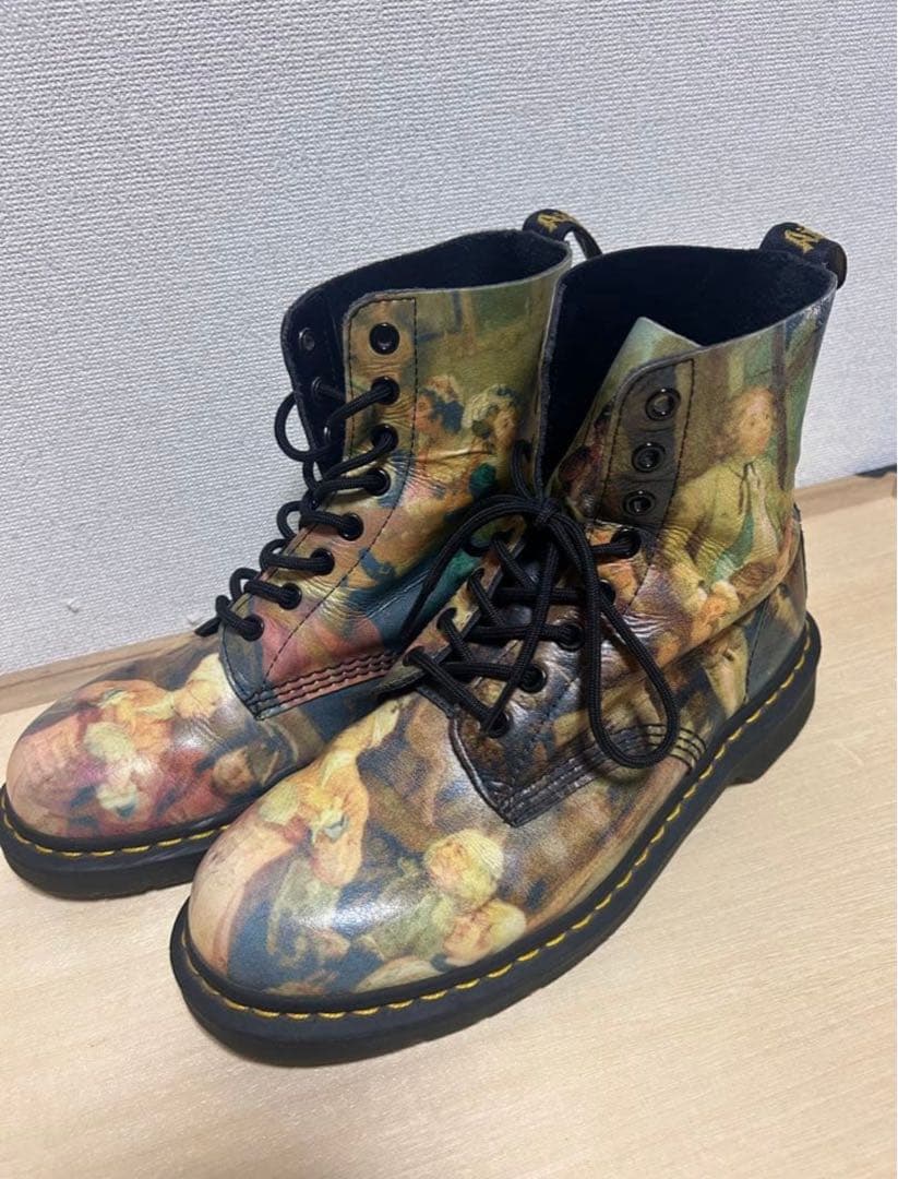 g*2様 ドクターマーチン　ウィリアムホガース　絵画ブーツ　UK8 26.5㎝