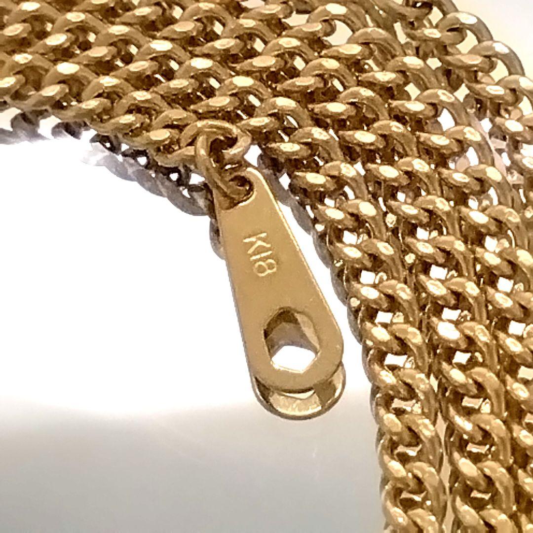 K18✨ゴールド✨チェーンデザイン✨ネックレス✨約52cm弱✨2.3㌘✨✨✨✨✨