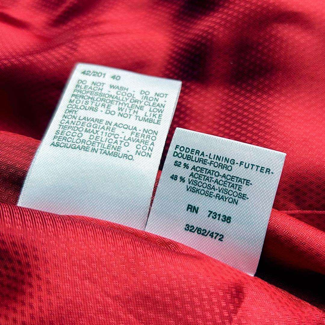 マックスマーラウィークエンドライン　ウールコート　ショート丈　赤　Lサイズ　美品