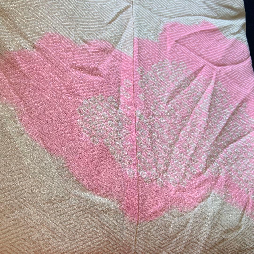 振袖長襦袢25枚綸子絞り錦紗おまとめ売り　材料正絹